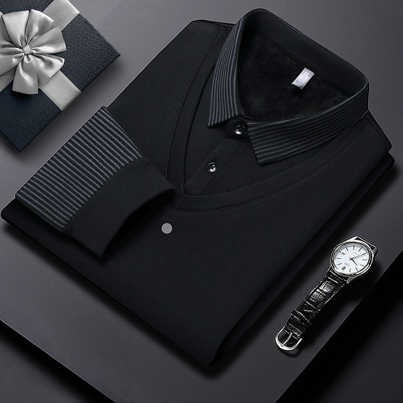 🔥50% DE RÉDUCTION ! 🍂 Chemise à Col Rayé 2 Pièces 👔📦