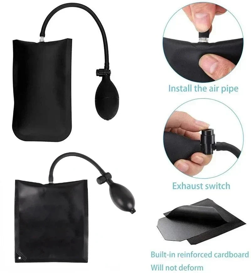 💎 Kit Outils Auto Pro – -50% de réduction : Pince 170 cm, Airbag et Cales anti-rayures pour Urgences