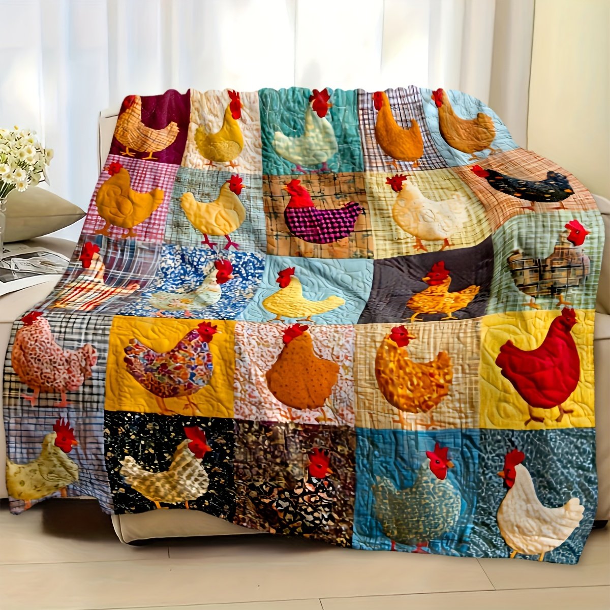 🎁 Couverture de sieste ultra tendance et confort absolu 🐔