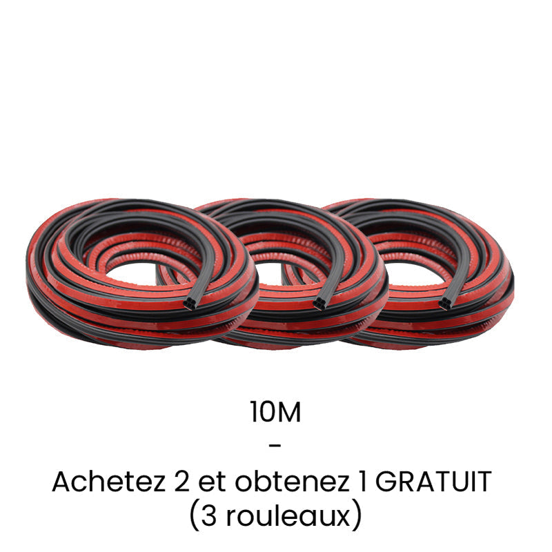 Bande d'Étanchéité en Caoutchouc pour Voiture – Anti-Bruit et Anti-Poussière, Étanchéité Durable et Silencieuse