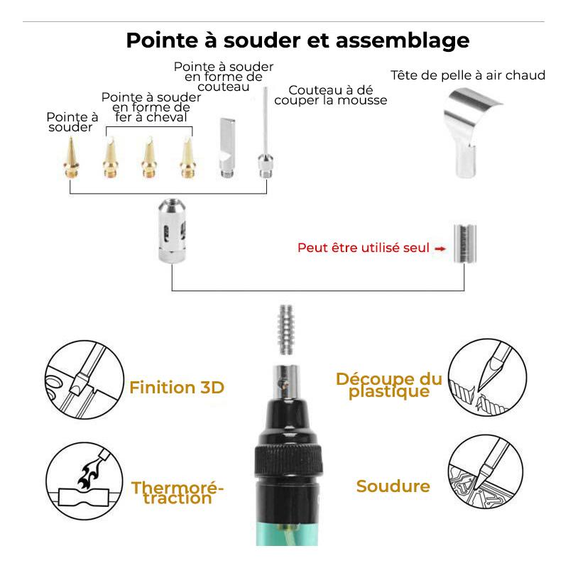 🔥Fer à souder portatif 4 en 1 au gaz – économie de 50%🔥