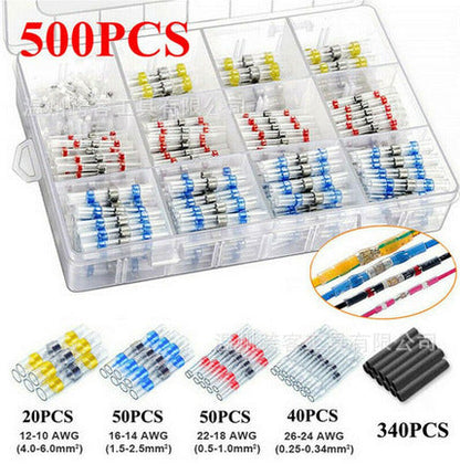 Promo Flash 50% — Kit de Connecteurs Étanches à souder Solderstick IP67, 4 Tailles de Câbles, 3 Étapes Faciles, Pour Câblage Auto/Bateau/Électronique
