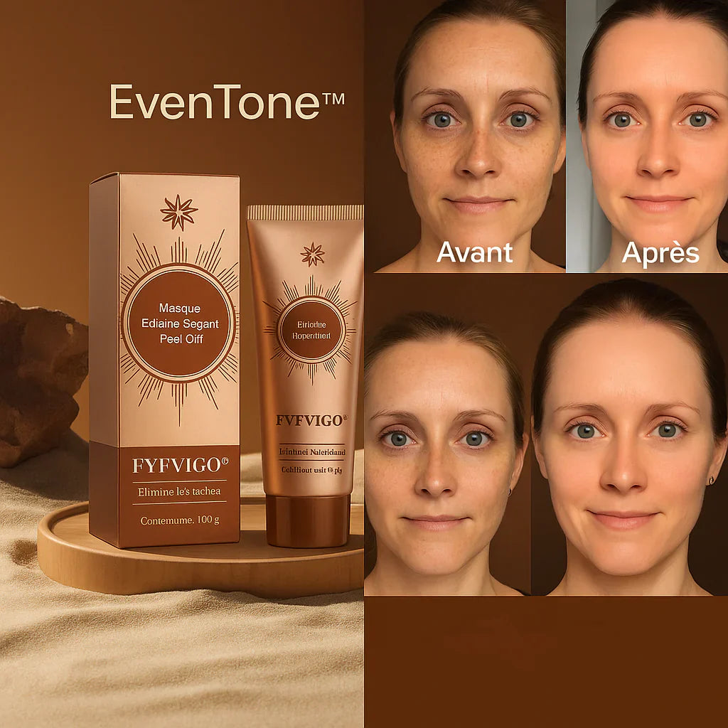 EvenTone™ Masque Éclaircissant Peel-Off | Élimine les taches de vieillesse et les irrégularités de teint en seulement 7 jours!