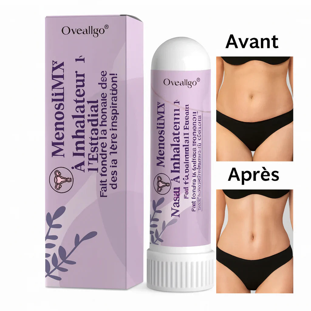 MenoSlimX™ Inhalateur Nasal à l’Estradiol | Fait fondre la graisse hormonale dès la 1ère inspiration!