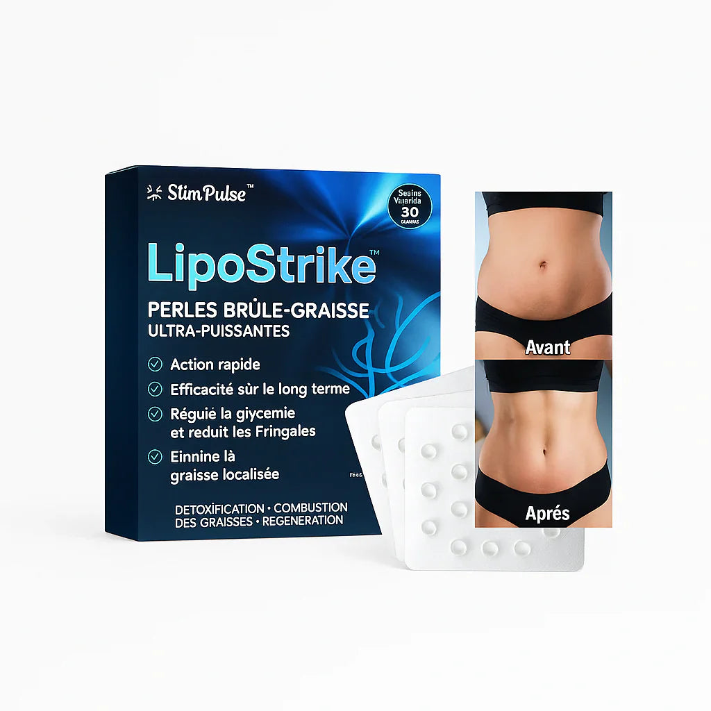 LipoStrike™ Perles Brûle-Graisse Ultra-Puissantes | Éliminent 6 kg de graisse en 5 jours seulement!