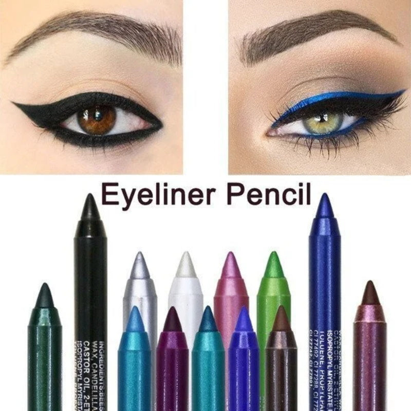 Eyeliner Coloré à longue tenue – Waterproof 24h 💧✨