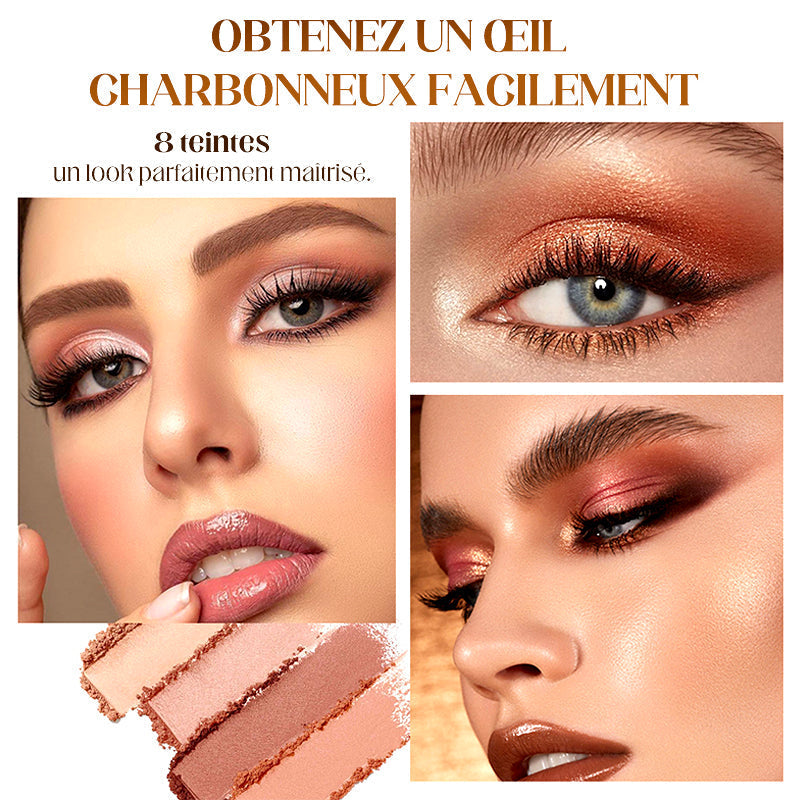 ✨Plus de 50 000 unités vendues ! 🎁 8 teintes de fards à paupières en stick pailletés, waterproof, longue tenue et multi-usage