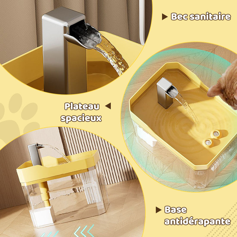🔥 50% DE RÉDUCTION - Fontaine à Eau Automatique pour Animaux, Capacité 1,5 L, Fonctionnement Silencieux et Écoulement Continu pour une Hydratation Optimale 🐱💧