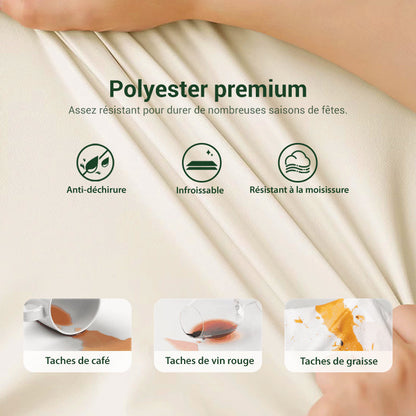 Nappe élégante à motif de Noël – 46% de réduction, stock limité