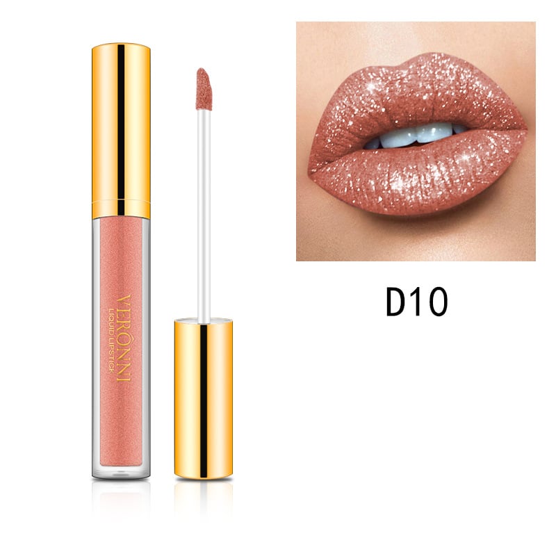 Offre hivernale exclusive : 1 acheté = 1 offert – Rouge à lèvres liquide pailleté métallisé Diamond