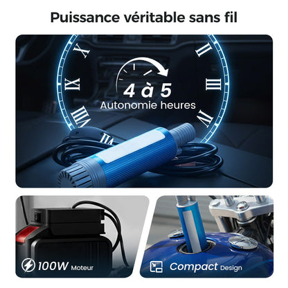 51% de réduction ! Ensemble Pompe à Huile et Eau Haute Puissance — Performances Élevées, Portable et Multifonctionnel 💪🔋✨