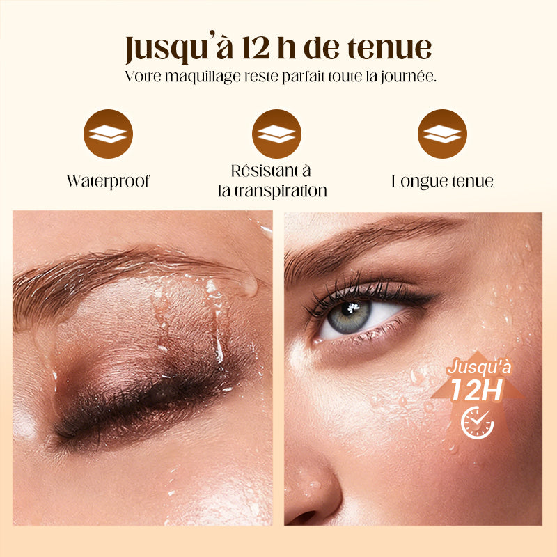 ✨Plus de 50 000 unités vendues ! 🎁 8 teintes de fards à paupières en stick pailletés, waterproof, longue tenue et multi-usage