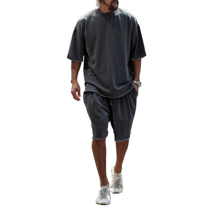 👕50 % DE RÉDUCTION 🏃 | Ensemble de sport sans manches pour homme – Coupe décontractée et évacuation de l'humidité