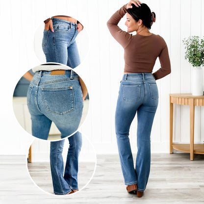 🔥Pantalon stretch à taille haute pour les abdominaux 👖 + extensible à 360° pour une silhouette plus mince