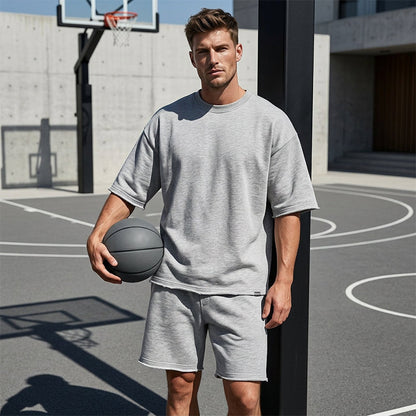 👕50 % DE RÉDUCTION 🏃 | Ensemble de sport sans manches pour homme – Coupe décontractée et évacuation de l'humidité