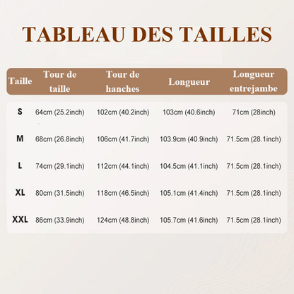 👖⏰ 50% DE RÉDUCTION ! Pantalon Taille Haute à Jambes Larges & Imprimé Chic – Coupe Fluide, Élastique & Polyvalent pour Femme 🌸
