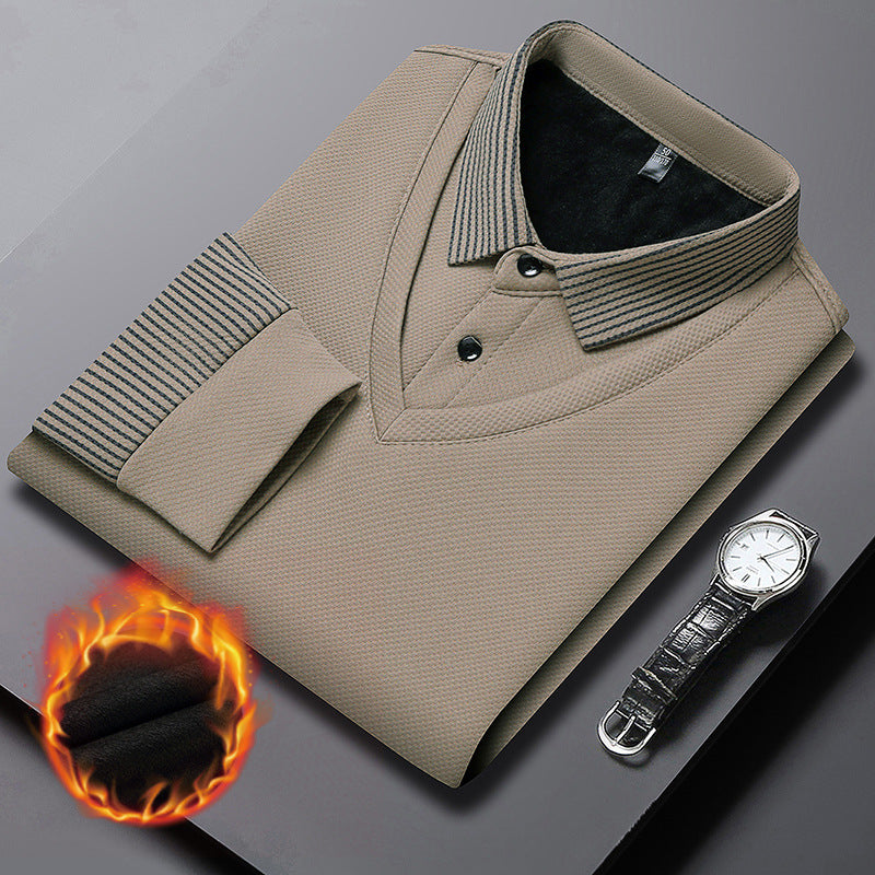 🔥50% DE RÉDUCTION ! 🍂 Chemise à Col Rayé 2 Pièces 👔📦