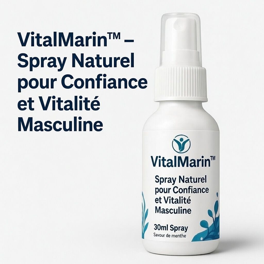 VitalMarin™ – Spray Naturel pour Confiance et Vitalité Masculine