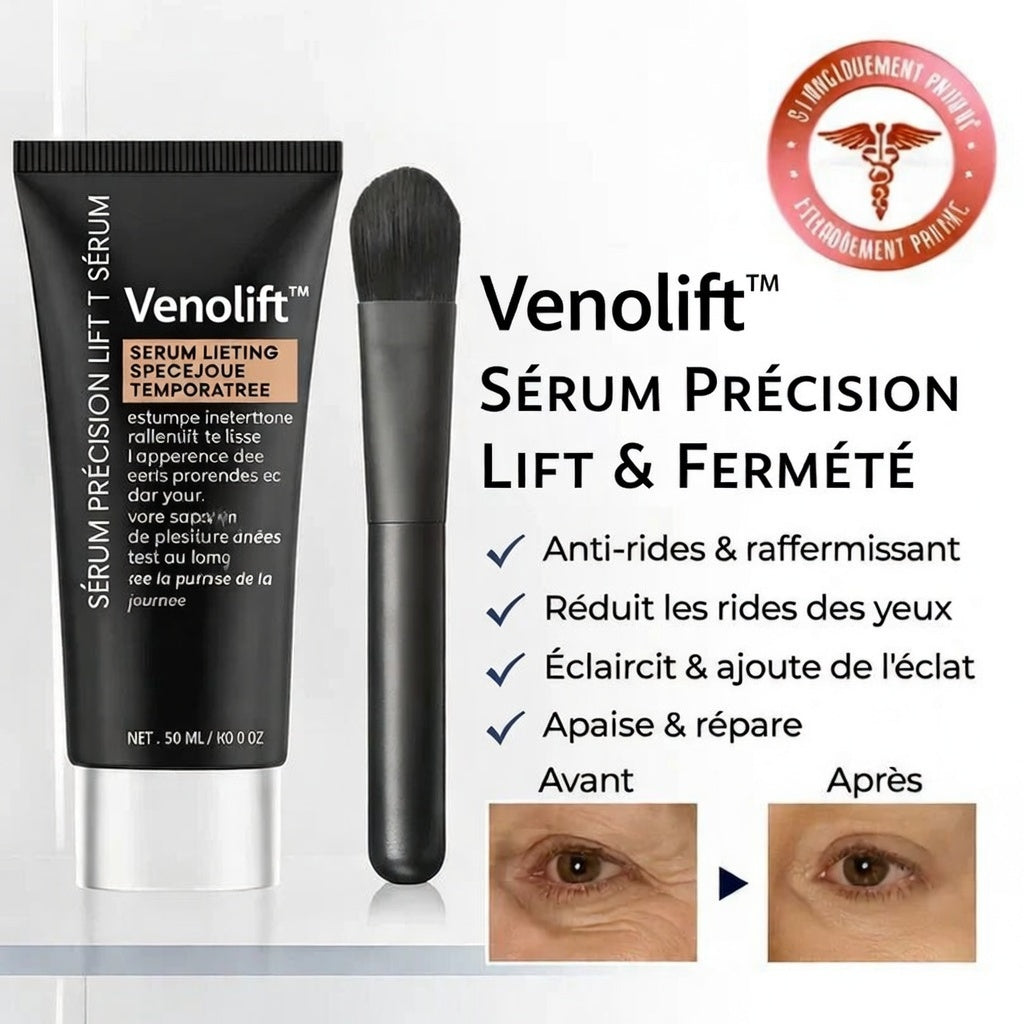 Venolift™ Sérum Précision Lift & Fermeté | Efface vos rides et retend la peau en 7 minutes !