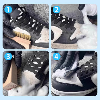 👟 Nettoyant polyvalent pour chaussures — efficace et doux, parfait pour tous types de chaussures — Offre: 2 achetés, 1 offert ! ✨