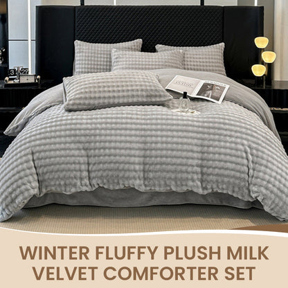 ⚡ Promo exceptionnelle – 69% de réduction : Ensemble de Couette en Velours Lait 1800F avec Housse et Fermeture Éclair pour une Chaleur Douce et un Confort Inégalé cet Hiver ❄️✨