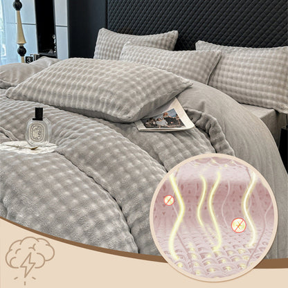 ⚡ Promo exceptionnelle – 69% de réduction : Ensemble de Couette en Velours Lait 1800F avec Housse et Fermeture Éclair pour une Chaleur Douce et un Confort Inégalé cet Hiver ❄️✨