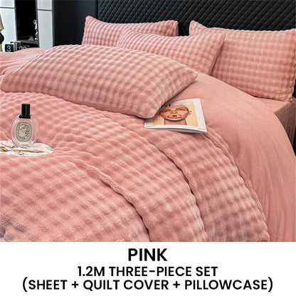 ⚡ Promo exceptionnelle – 69% de réduction : Ensemble de Couette en Velours Lait 1800F avec Housse et Fermeture Éclair pour une Chaleur Douce et un Confort Inégalé cet Hiver ❄️✨