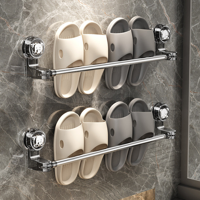 🛁✨ Light Luxury No-Punch — Barre porte-serviettes rétractable à ventouse, design léger et sans perçage