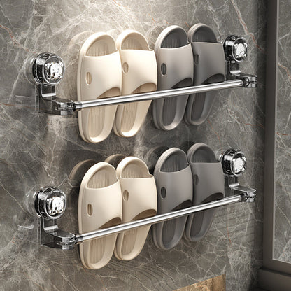 🛁✨ Light Luxury No-Punch — Barre porte-serviettes rétractable à ventouse, design léger et sans perçage