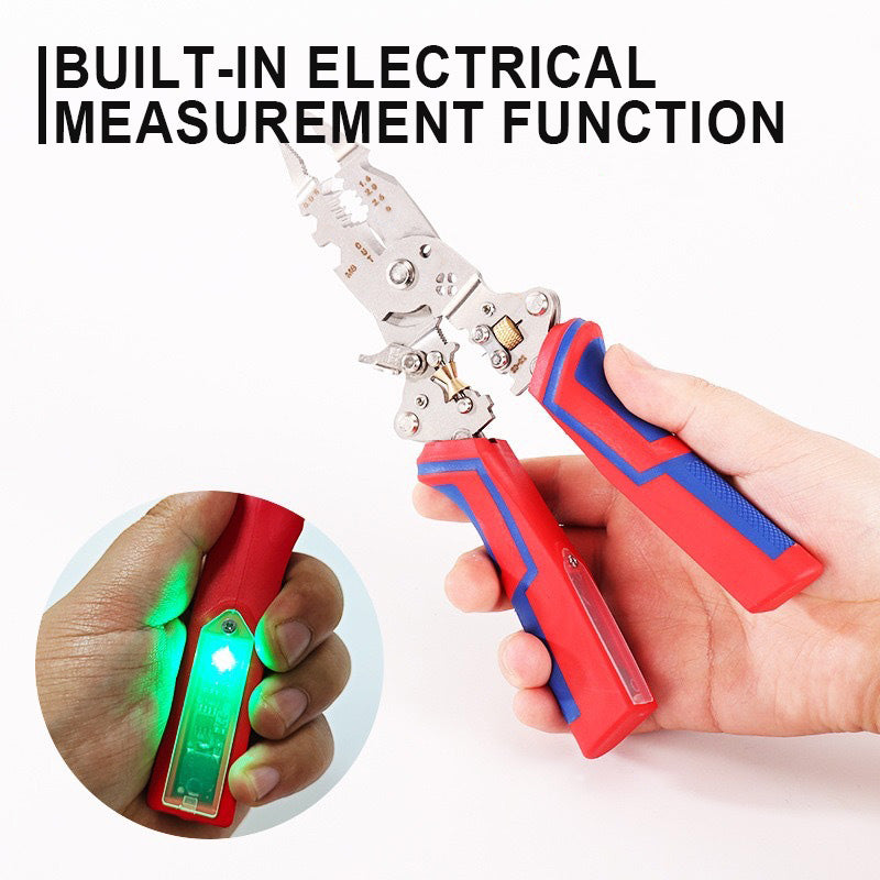 Pince pliante multifonctionnelle professionnelle pour électricien avec mesure électrique intégrée
