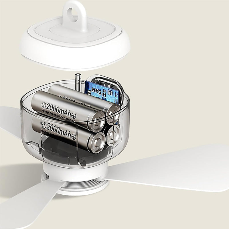 📢50 % DE RÉDUCTION !! ⏰Ventilateur de plafond rechargeable avec éclairage LED🌬️✨【J'ai hâte de recevoir ta commande】