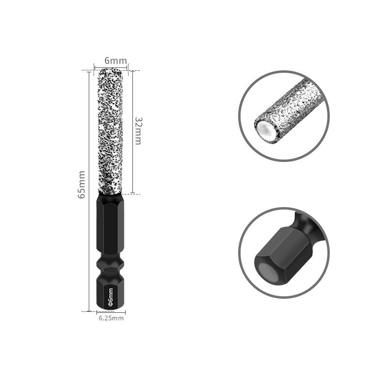 🔥 2-in-1 Hex Shank Brazing & Drilling Dry Hole Opener — Specialized Tool