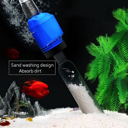 Changeur d'eau et Nettoyeur de Filtre pour Aquarium à Aspiration Électrique – Entretien Facile de Votre Aquarium 🐠🔧