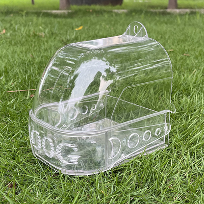 Bassin 2-en-1 pour le bain et l’alimentation des perroquets — pratique et polyvalent