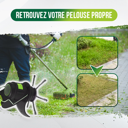 🌿 OFFRE SPÉCIALE : 1 ACHETÉE, 1 OFFERT – Tête de Remplacement Universelle pour Débroussailleuse, Installation Ultra-Facile et Construction Durable pour le Jardinage ✨