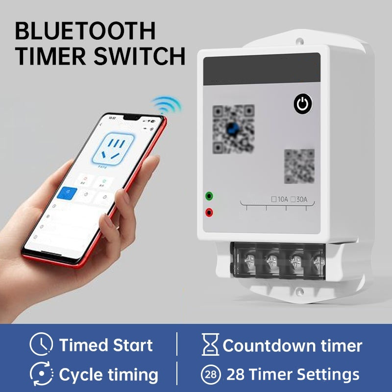 Limited Time: 50% OFF Bluetooth Programmable Smart Timer Switch – Voice Control, Remote Scheduling & Seamless Home Automation