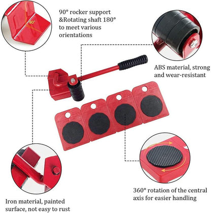 Kit Complet de Levage et Déplacement de Meubles — Sûr, Facile et Polyvalent