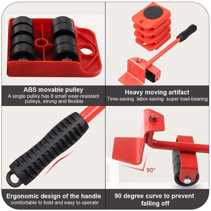Kit Complet de Levage et Déplacement de Meubles — Sûr, Facile et Polyvalent