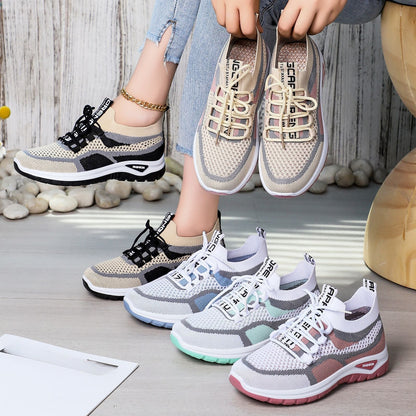 🔥Nouveau modèle 2025 🔥👟Chaussures de course à lacets décontractées pour femmes