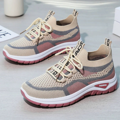 🔥Nouveau modèle 2025 🔥👟Chaussures de course à lacets décontractées pour femmes
