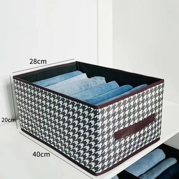 Offre Spéciale: Achetez 2, Obtenez 3 — Lot de 5 Boîtes de Rangement Vêtements Pliables, Structure Renforcée, Poignées et Fenêtre Transparente pour un Gain de Place Optimal