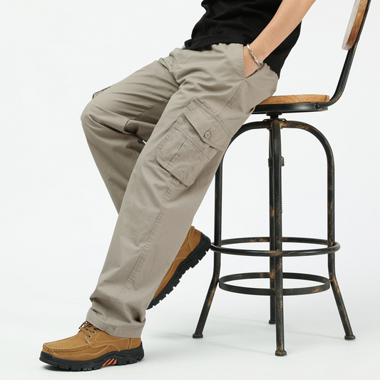 👖 50% OFF MAINTENANT ! 🏃 Pantalon Cargo Multi-Poches Homme - Tissu Respirant et Coupe Moderne pour Outdoor ou Urbain 🏙️📦
