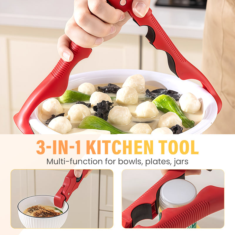 ✨Pince 3 en 1 en silicone pour bol et assiette – 50% de réduction