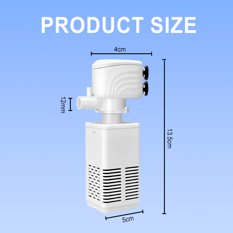 🌊✨Filtre 3 en 1 pour aquarium – filtration, oxygénation et pompage d’eau tout-en-un pour un aquarium sain🐠