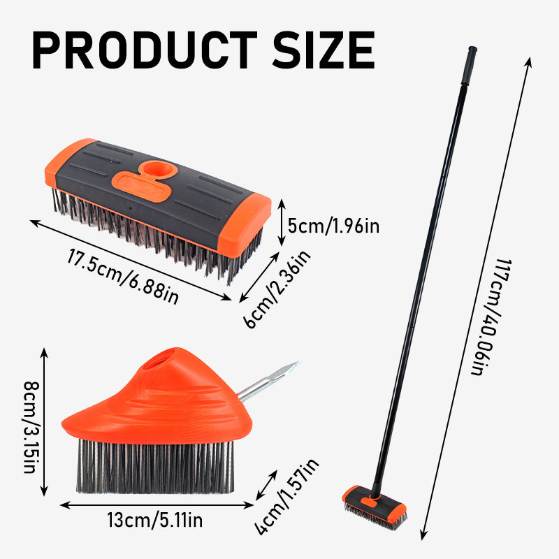 Promo exceptionnelle : Ensemble 3 en 1 de brosses métalliques pour désherbage – 50 % de réduction 🎉🔥