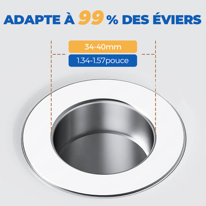 Achetez 1, Recevez 1 Gratuit — Filtre de Vidange Universel pour Évier: Retient les Déchets sans Bloquer l’Eau, Installation Facile et Nettoyage Rapide