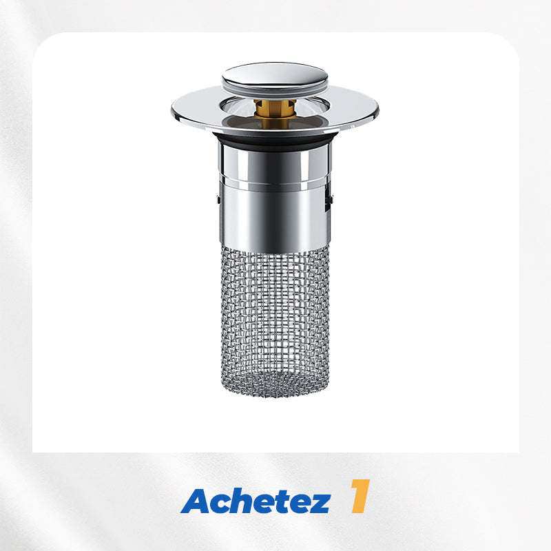 Achetez 1, Recevez 1 Gratuit — Filtre de Vidange Universel pour Évier: Retient les Déchets sans Bloquer l’Eau, Installation Facile et Nettoyage Rapide