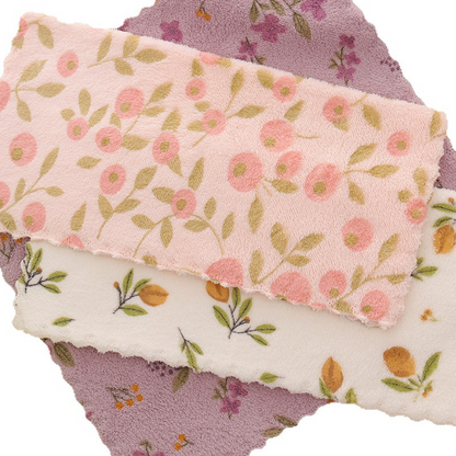 Lot de 5 chiffons en polaire corail ultra-doux pour la vaisselle