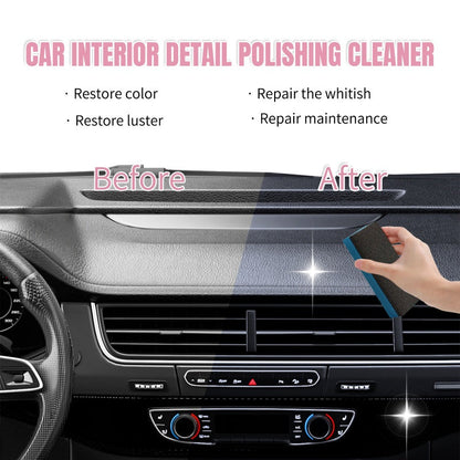 🚗Nettoyant lustrant pour l'intérieur des voitures-🔥🔥Mise à jour du produit et renouvellement de l'emballage📣