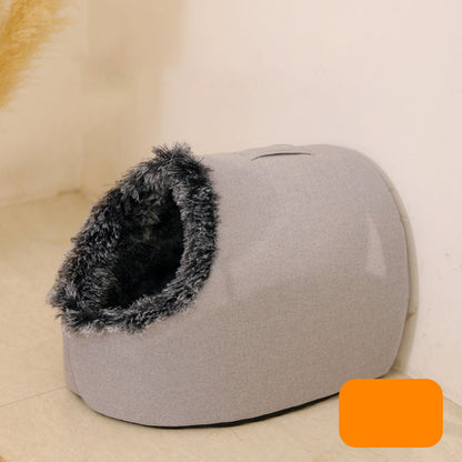 Lit d'hiver ultra chaud et douillet pour animaux de compagnie — 50% de réduction 🐾💥